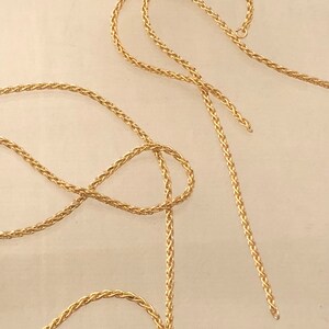 Gold Filled Wheat Chain Bracelet image 2