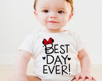 Best Day Ever Bodysuit, Funny, Long Sleeve, Short Sleeve, Girls