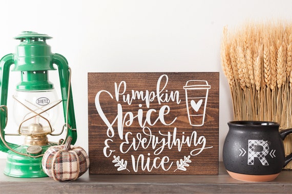 Pumpkin spice sign