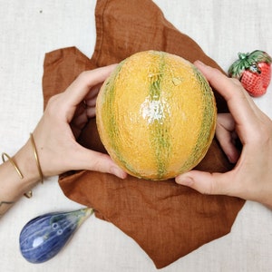 ceramic melon handmade in Spain