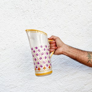 Serving ceramic pitcher handmade in Spain image 2