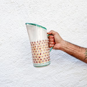 Serving ceramic pitcher handmade in Spain image 4