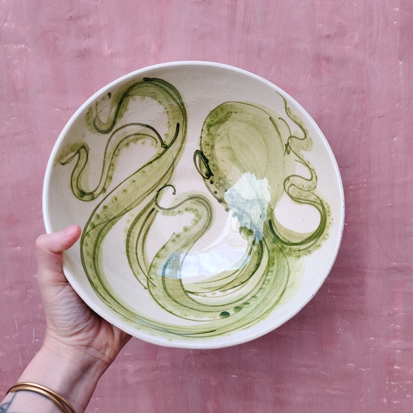 Spanish Ceramic Serving Bowls Etsy