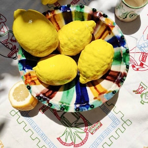Ceramic Lemon handmade in Spain image 3