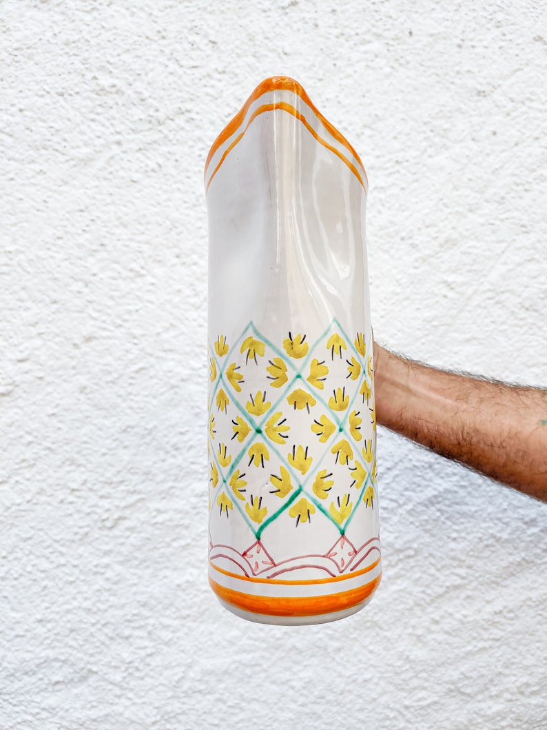 Serving ceramic pitcher handmade in Spain image 8