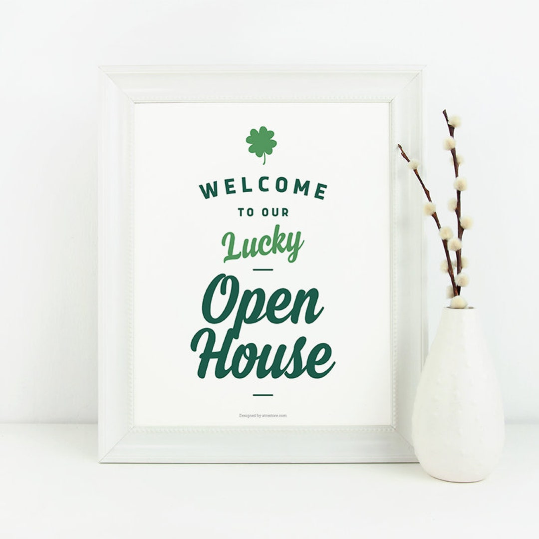 St. Patrick's Day Open House No.1 - Etsy