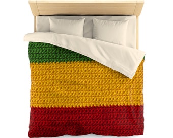 Rasta Duvet Cover Etsy