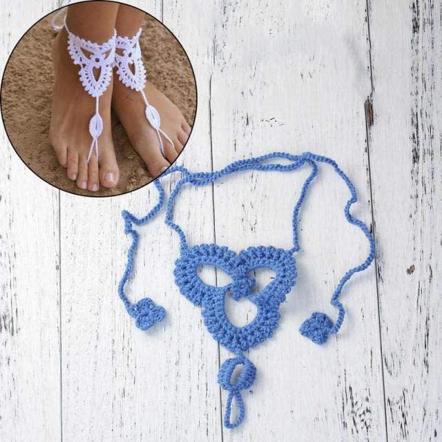 Cotton Crochet Foot Anklet RLW3202 Etsy