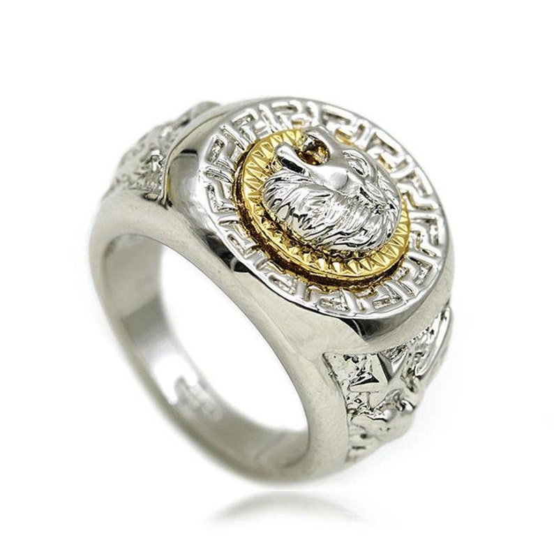 fashion lion head ring rlw1356