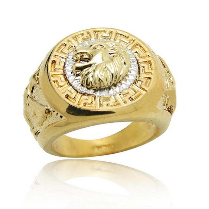 fashion lion head ring rlw1356