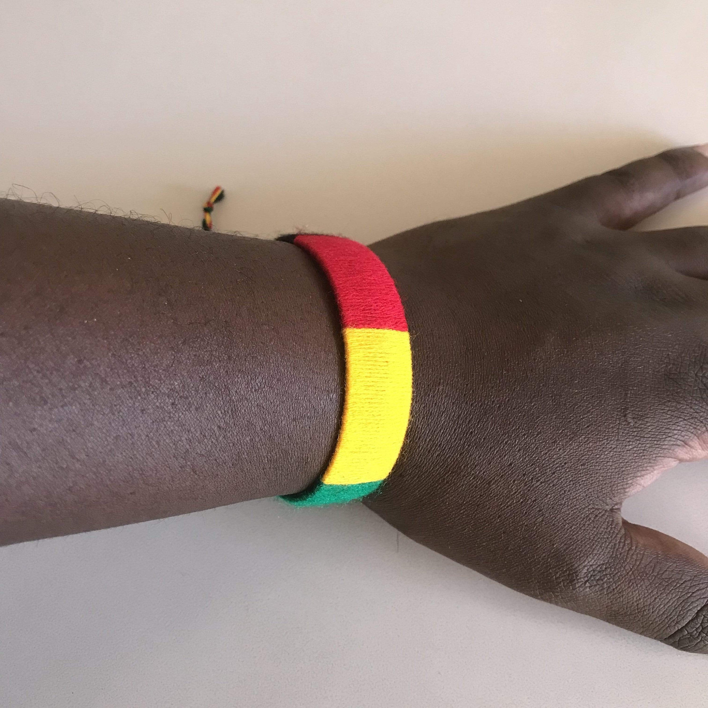 Rasta Cool Wristband/ Bracelet RLW1553 Etsy UK