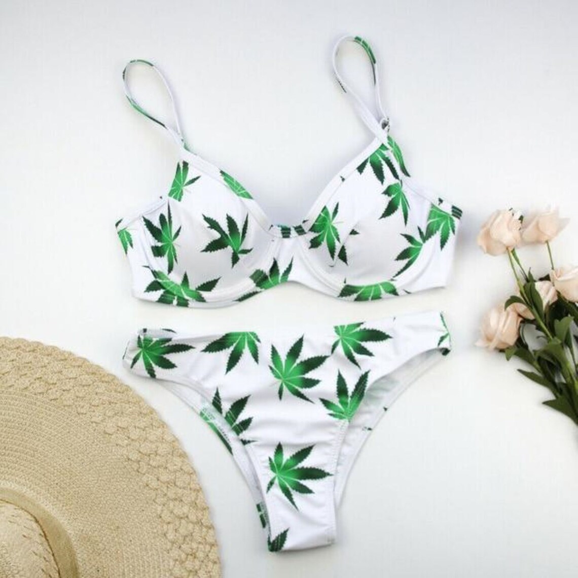 Padded Hemp Print Bikini / Swimsuit RLW339 Etsy