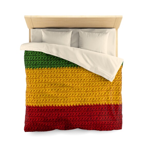 Rasta Colours Microfiber Queen Duvet Cover Rlw2445 Etsy