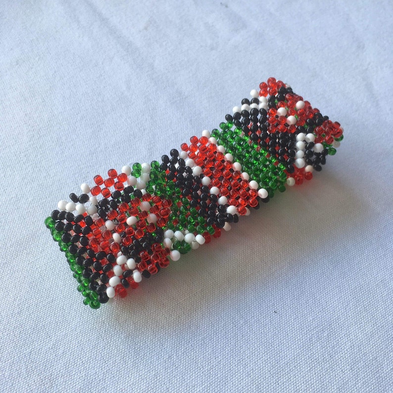 Kenyan Flag Bracelet Rlw434 Beaded Bracelets Jewelry Valresa Com