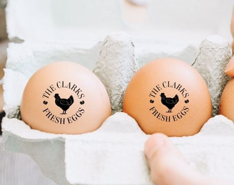 Egg stamps for chicken eggs Custom Egg Stamp Personalized Stamp Funny Coop Gift, Farm Name Backyard Chicken Mom Gift, Mini Stamp Farmer