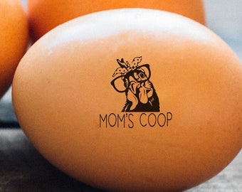 Custom Egg Stamps For Chicken Eggs, Egg Farm Chicken Lover Gifts For Chicken Mom, Small Personalized Egg Stamper, Homestead Farmer Gift Wife