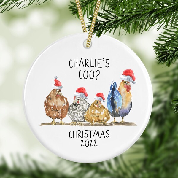 Chicken Ornament Etsy