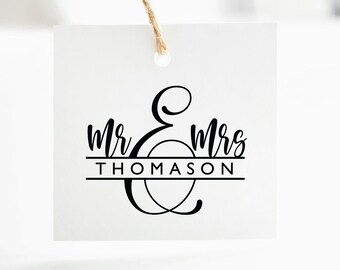 Wedding Stamp Custom Wedding Monogram Personalized Couple's Wedding Logo, Stationery Favors Envelopes Gift Bags Welcome Bags Thank You Notes