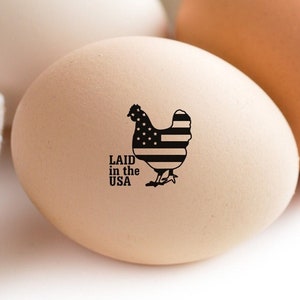Egg Stamp Flag Egg Stamper America USA Gift For Farm Husband, Chicken Egg Stamp Patriotic Farm Egg Laid In USA Farmer Chicken Lover Gift Him