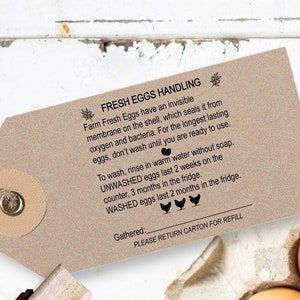Egg Carton Labels - Etsy