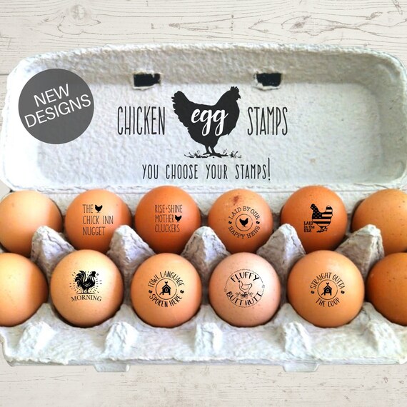 Egg Stamps, Chicken Egg Stamps, Custom Egg Stamp, Chicken Stamp