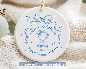 Painting Lover Gift Painter Hobby Ornament Matching Painting Friends Keepsake 2026 Painting Present For Class Friend Group Artist