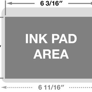 JUMBO Ink Pad 4x6 Archival Ink, 10 Colors, Oversized Stamp Ink, Ranger Non Toxic Ink, Rubber Stamp Ink, Permanent Acid Free image 5