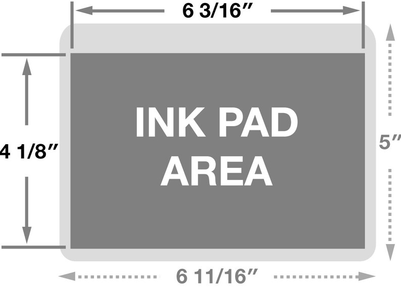 EXTRA LARGE Ink Pad 4x6 Archival Ink, 10 Colors, Oversized Stamp Inkpad, Ranger Non Toxic Ink, Rubber Stamp Ink, Permanent Acid Free bild 5