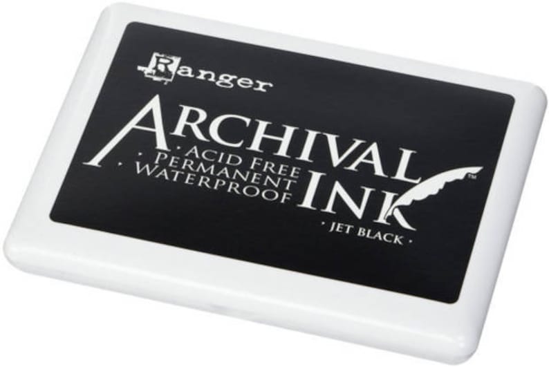 EXTRA LARGE Ink Pad 4x6 Archival Ink, 10 Colors, Oversized Stamp Inkpad, Ranger Non Toxic Ink, Rubber Stamp Ink, Permanent Acid Free bild 3