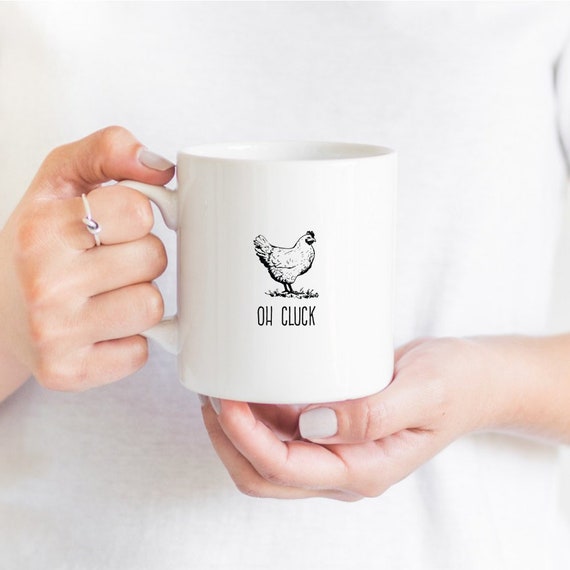 Chicken Mug Funny Coffee Mug Chicken Coop Decor Chicken Gift