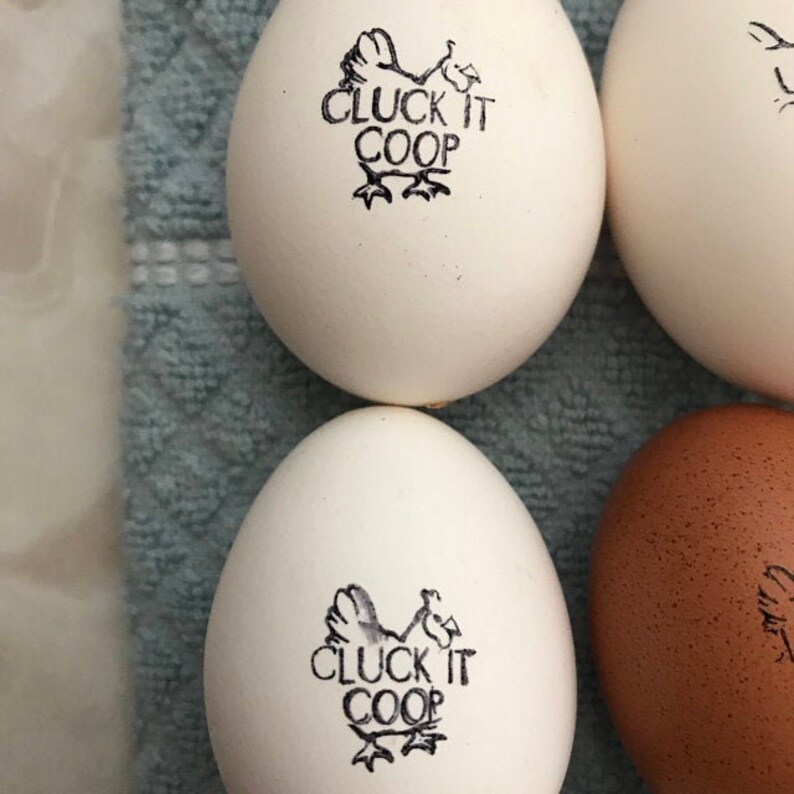 PERSONALIZED EGG STAMPS Custom Chicken Egg Stamp Farm Etsy