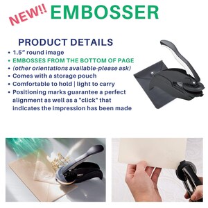 thumbnail image 2 of Embosser Tool Embosser Storage Pouch - Protective Case For Shiny EZ EM & ES Embossing Tools Shiny Embosser Pads 2 of 12