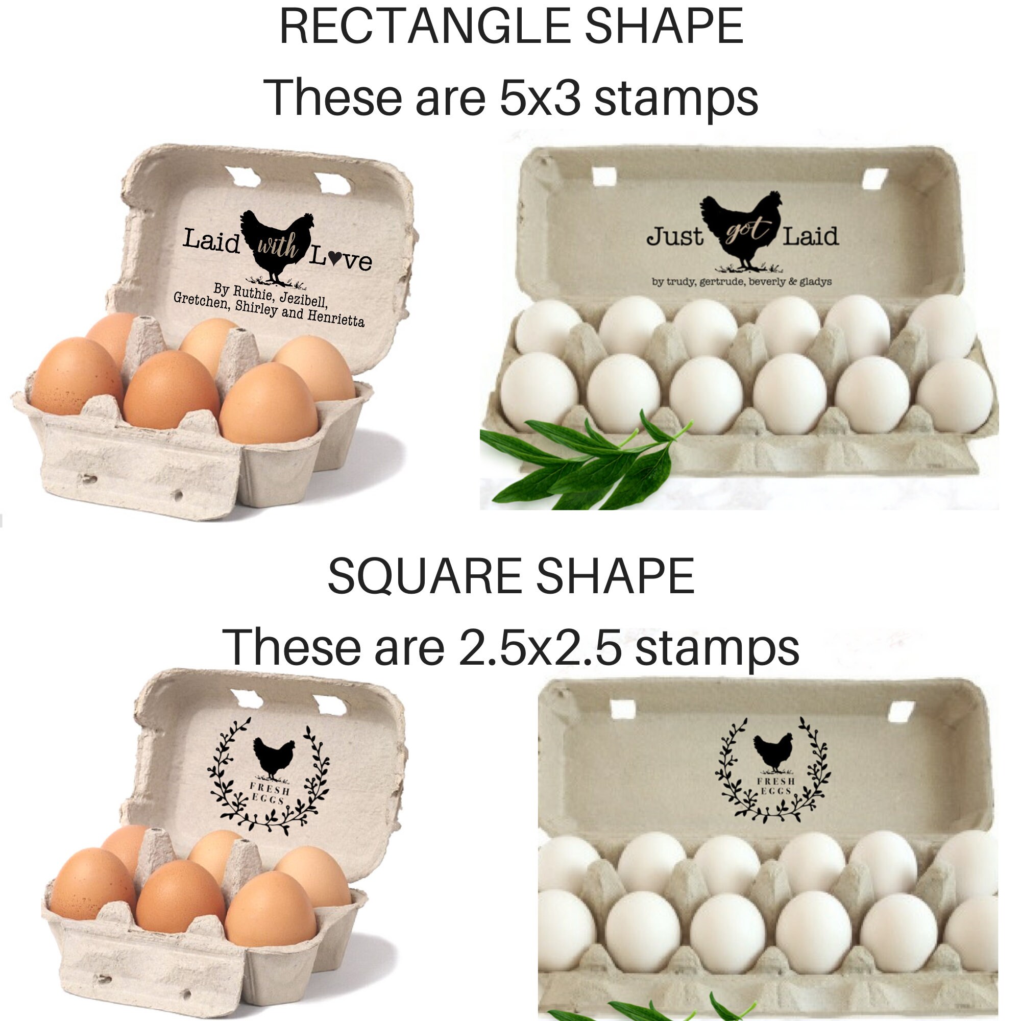 Custom Egg Carton Stamp Egg Carton Date Stamp Egg Date Etsy