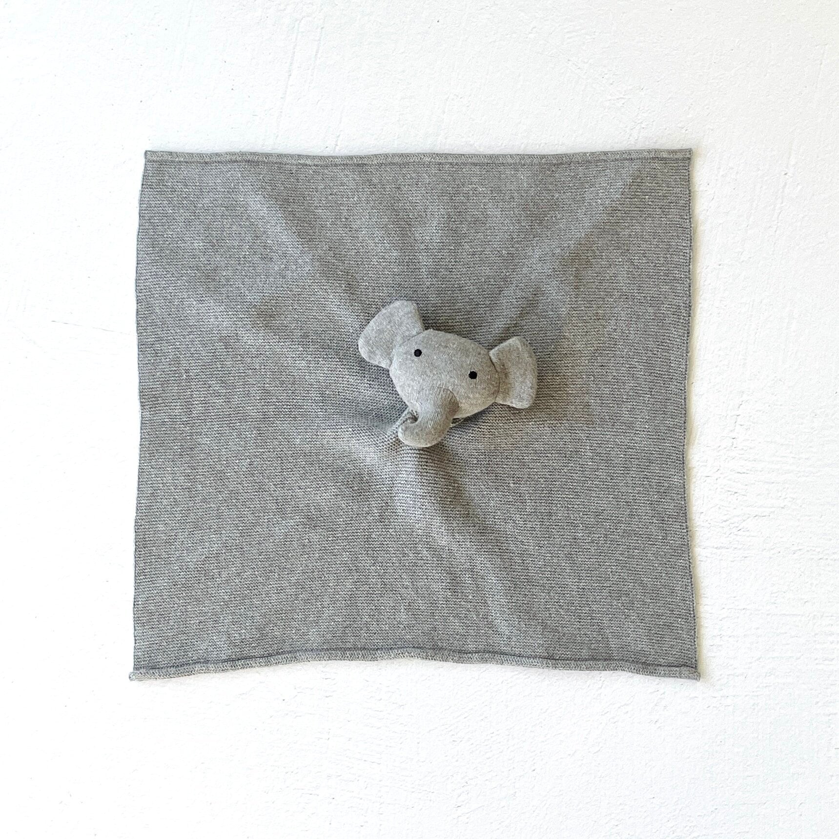 Blue Whale - Organic Baby Lovey Security Blanket