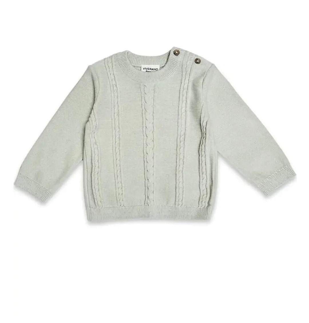 Classic Cable Knit Baby Pullover Sweater organic Cotton Etsy