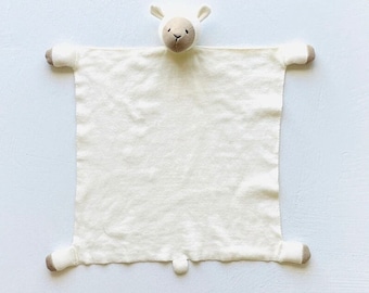 Lamb - Biologische knuffeldoekje voor baby Lovey