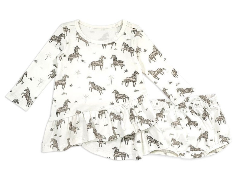 Baby Girl FLARE or TULIP Dress Bloomer Set Organic Cotton Etsy