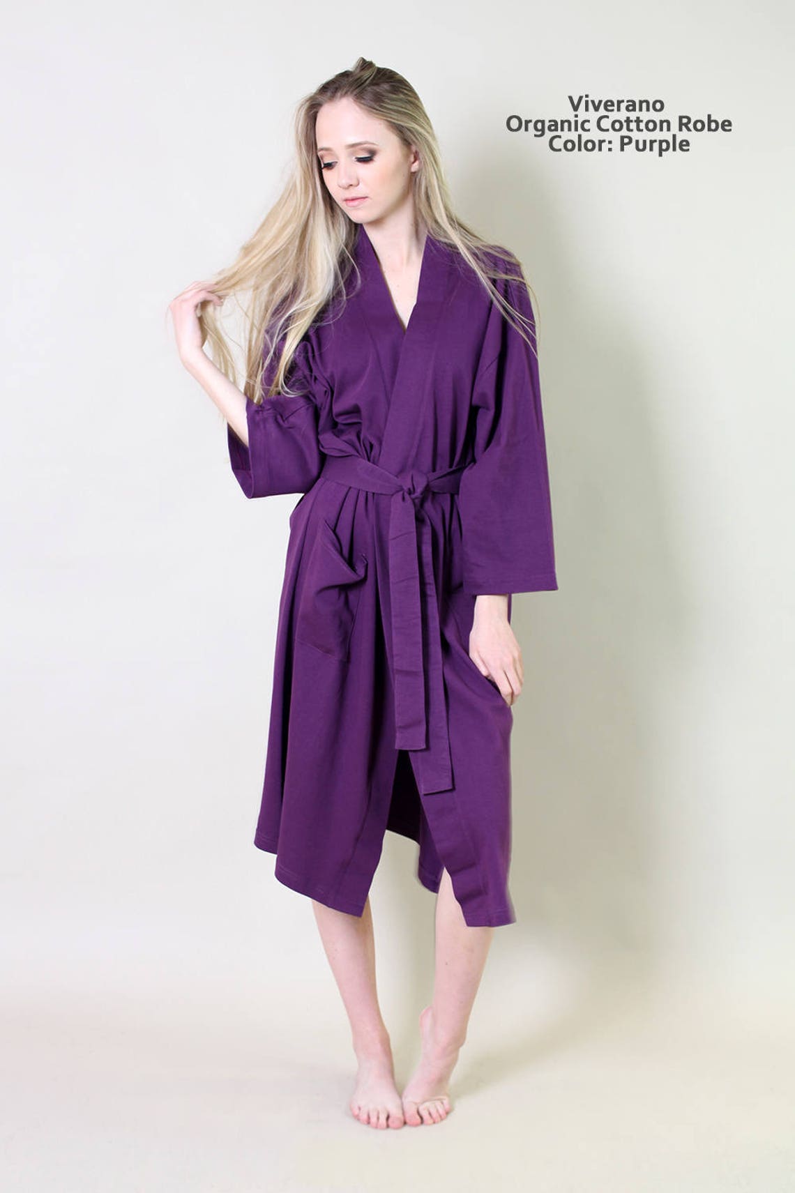 Women's Spa & Bathrobe 100 ORGANIC COTTON Super Soft Etsy