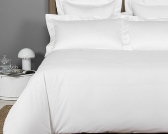 100% Organic Cotton Sateen Bedsheet Set (WHITE), Silky Soft, Pure, Natural, Non-toxic, Eco-friendly *SALE*