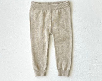 Milan Earthy Knit Baby Legging Pants (Organic Cotton) Super Soft, cozy, Natural, Comfy, Eco-friendly