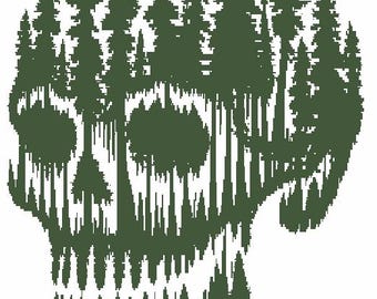 Martwy Las (wzór na narzutę z mozaiki szydełkowej)