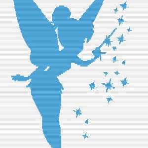 Fliegender Pixie (Overlay-Mosaik-Häkelanleitung)