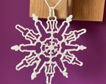 Merry Jizzmas Snowflake Decoration