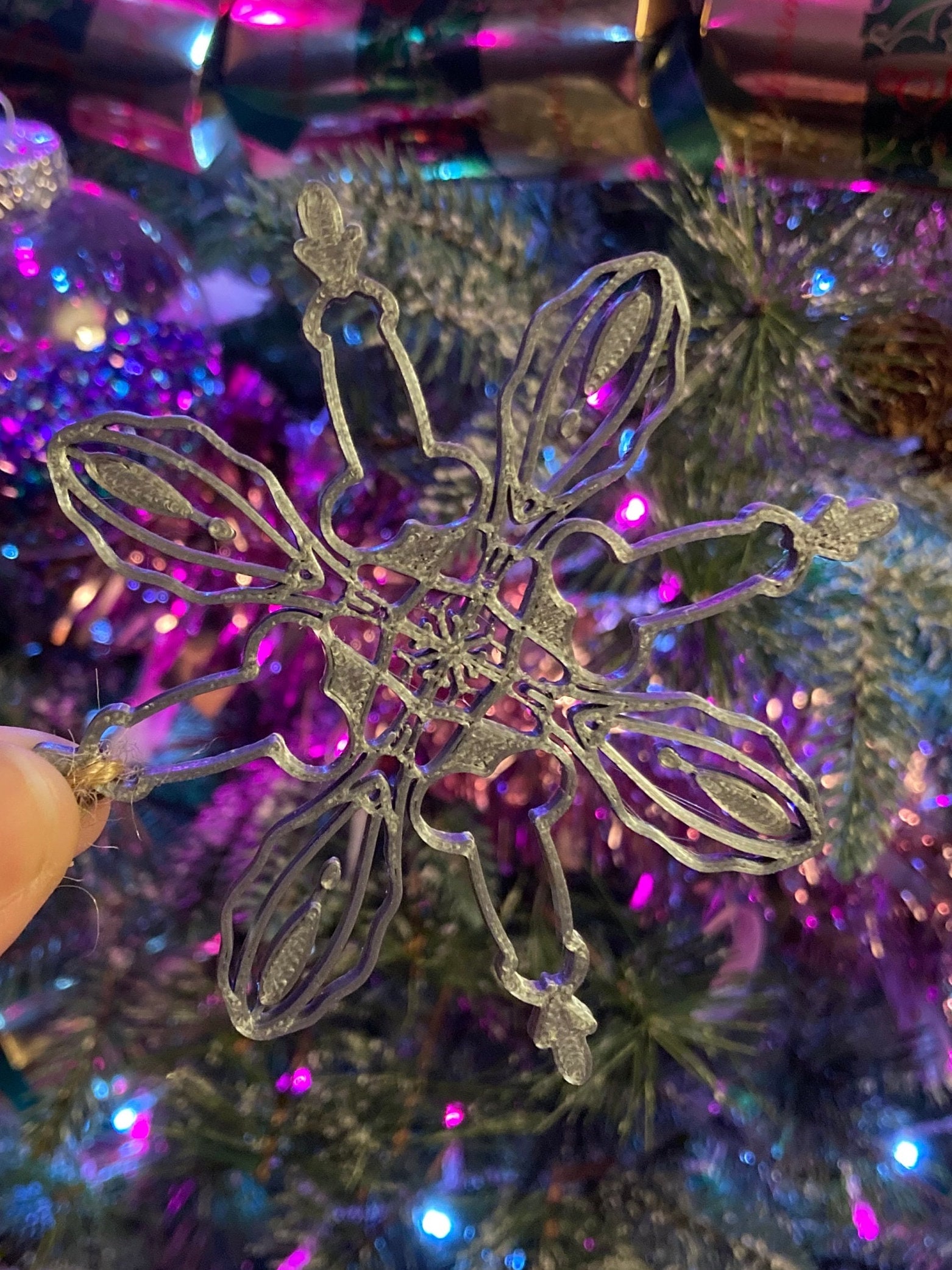 Saggy Boobs Christmas Bauble Decoration Mature Gift illylarlar Design 