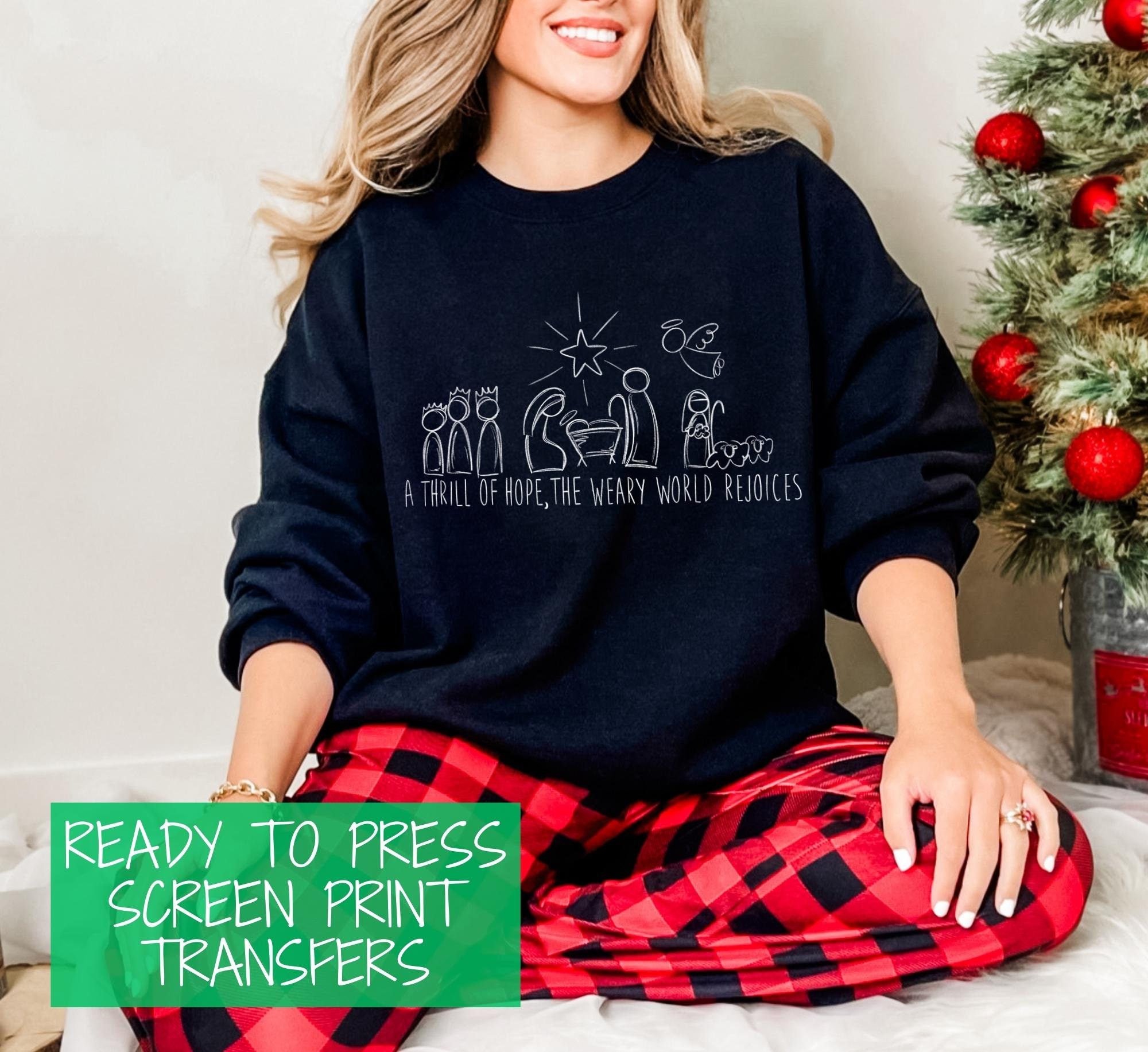 anta Ho In This House Christmas Heat Transfer Designs Ready - Inspire Uplift