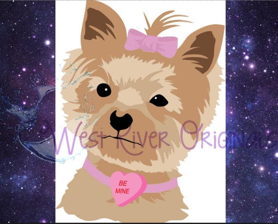 Yorkie T-Shirt - Candy Yorkie T-Shirt - Candy