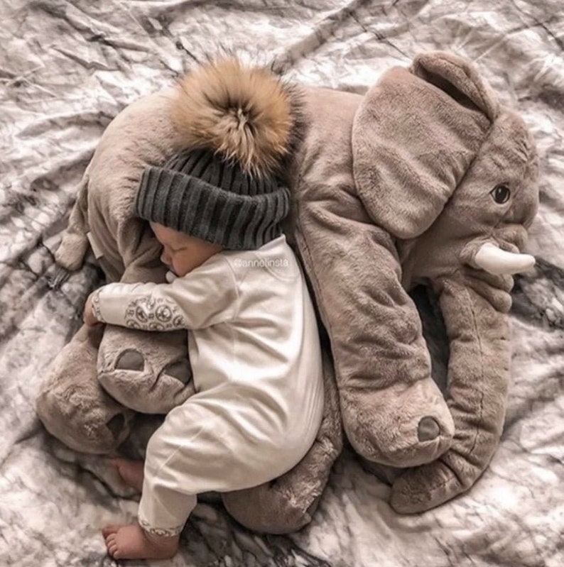 large plush elephant for baby