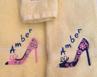 Custom 3 piece towel set