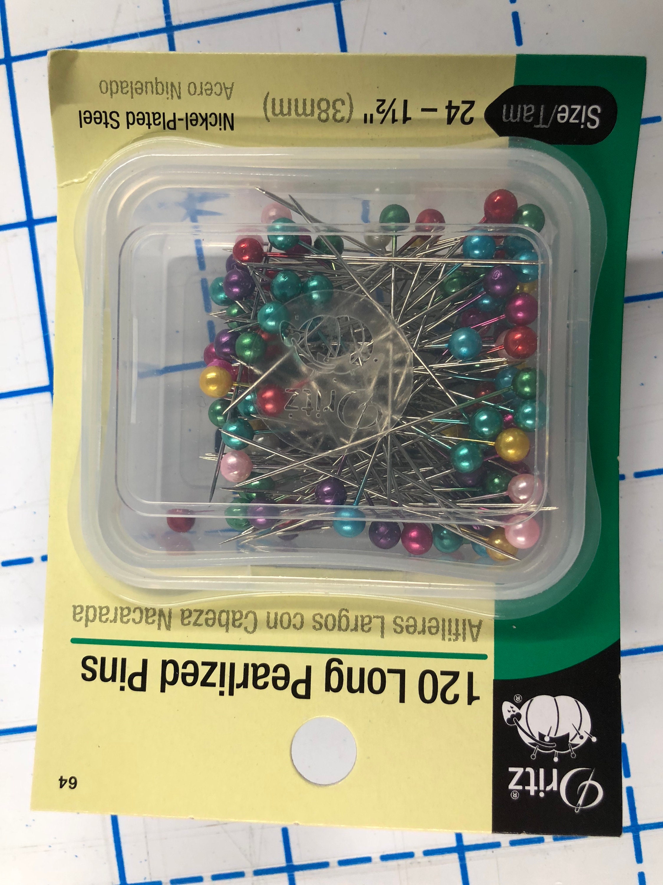 Dritz 120 Long Pearlized Pins includes shipping Etsy