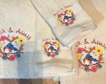 Custom 6 piece towel set